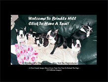 Tablet Screenshot of boston-terriers.com